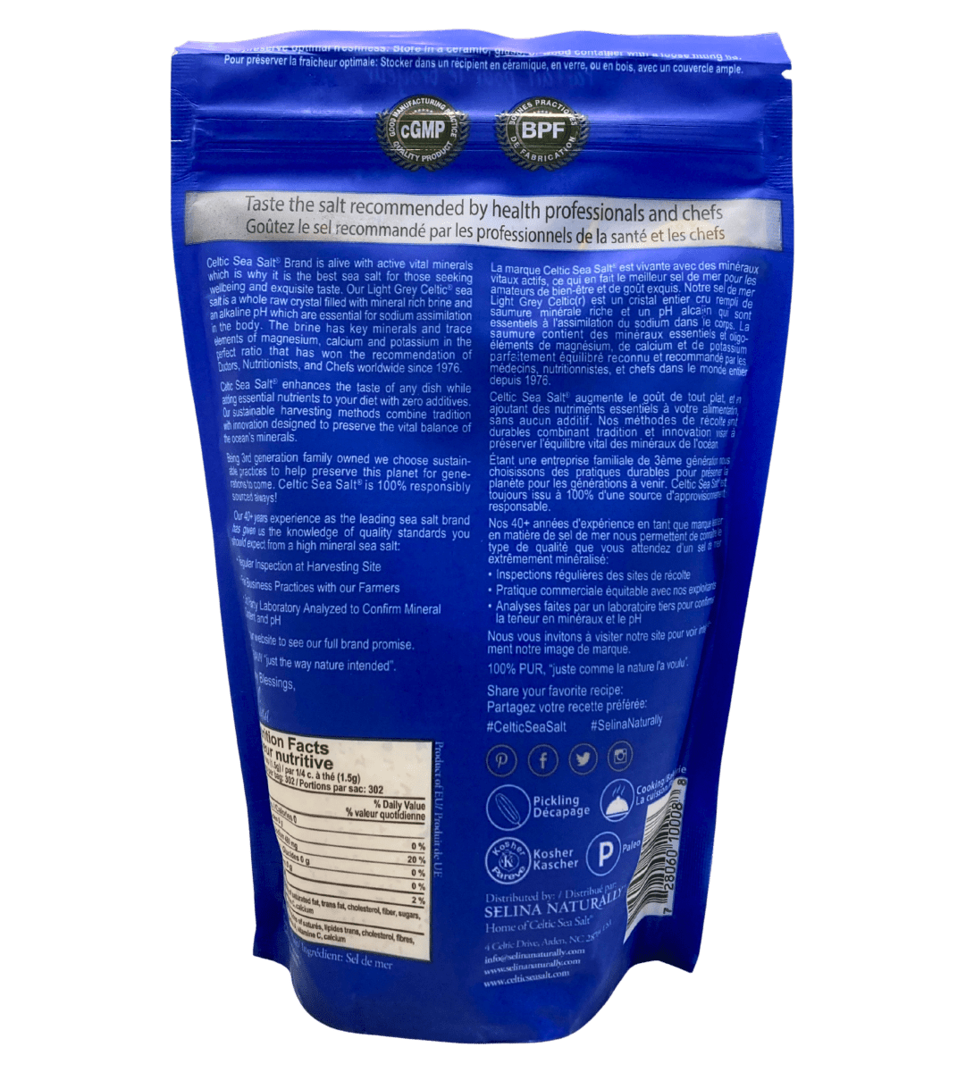 Celtic Sea Salt, Selina by Country Life Natural Foods