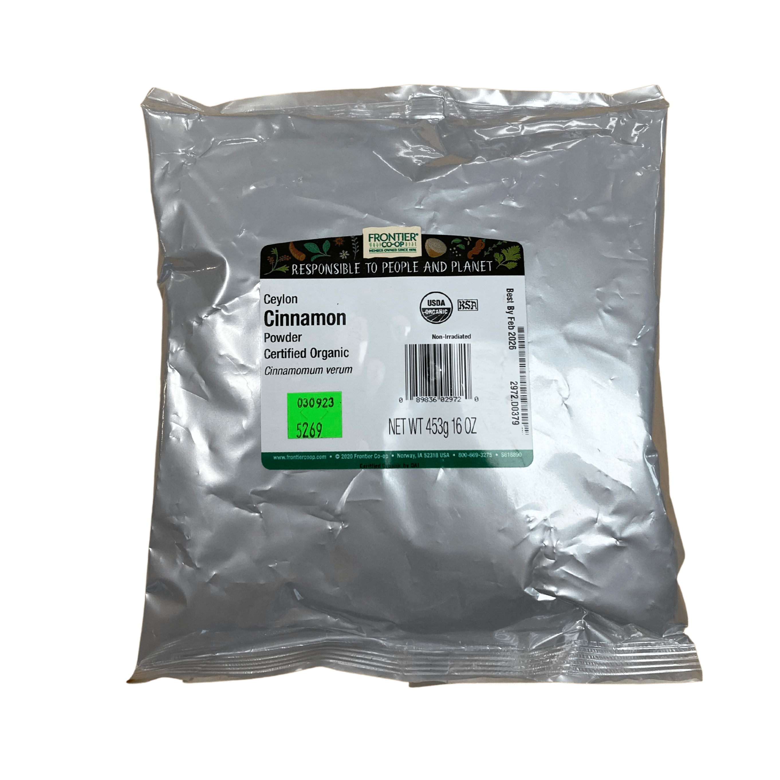 Cinnamon Powder, Ceylon, Organic by Country Life Natural Foods