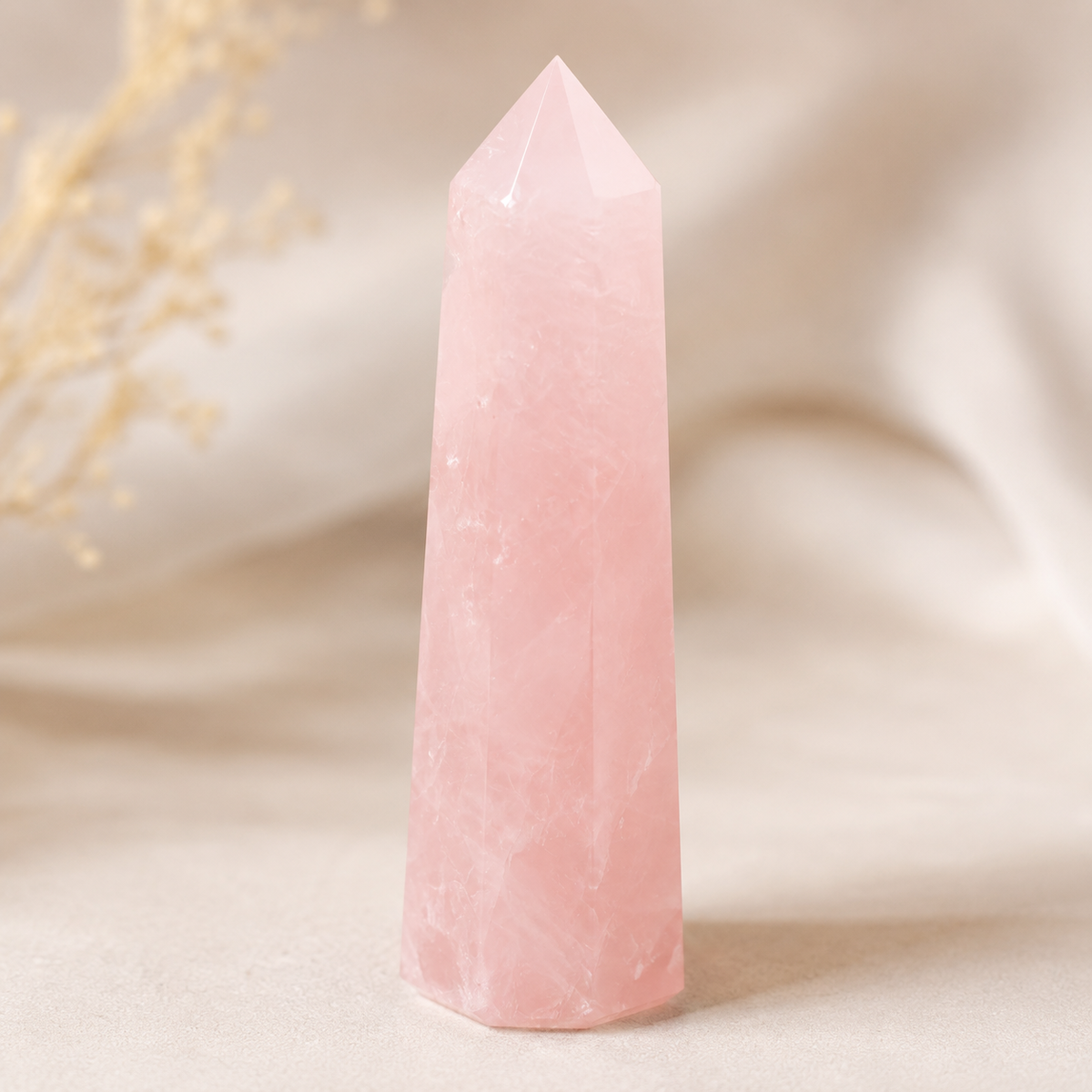 Rose Quartz Tower Point (Self-Love and Friendship) DestGlow