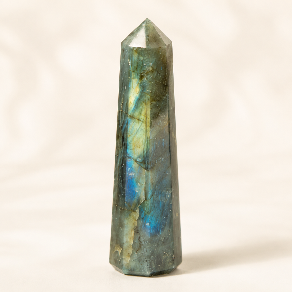 Labradorite Tower Point ( Intuition and Spiritual Enlightenment) DestGlow