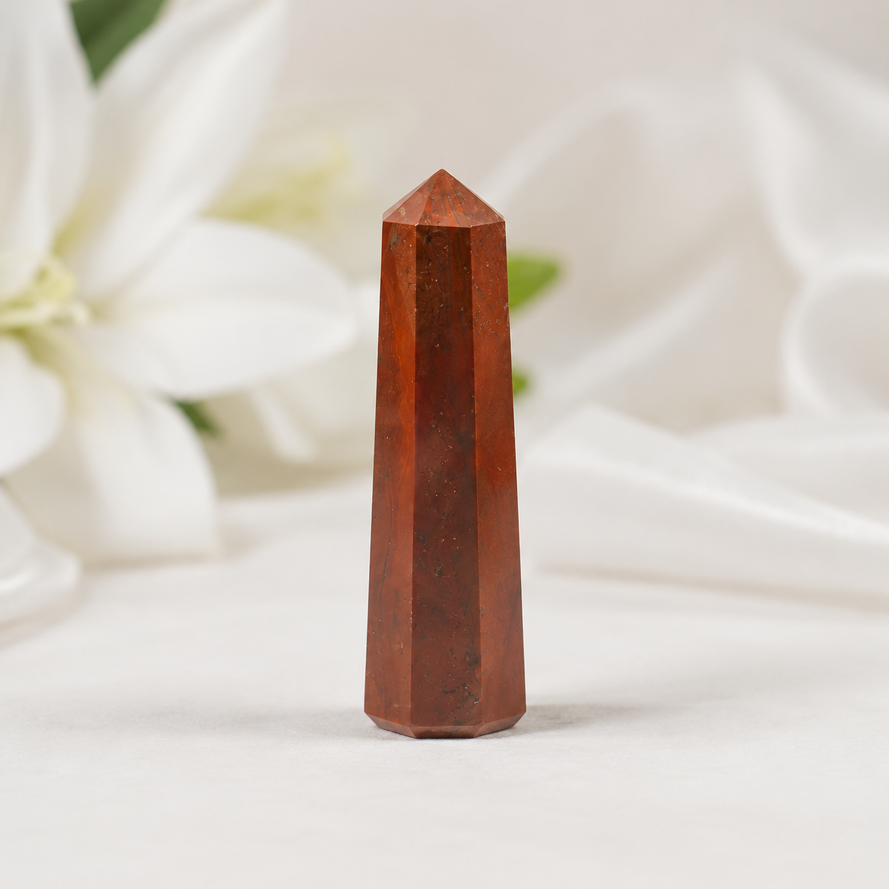 Red Jasper Tower USA (Tranquility and Sense of Grounding) DestGlow