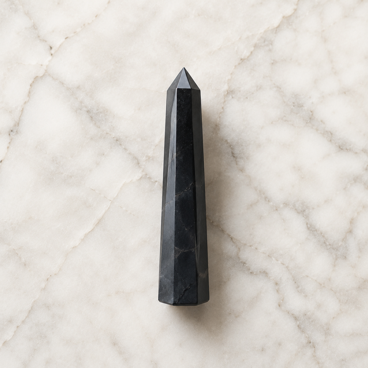 Black Tourmaline Tower Point (Balance and Security) DestGlow