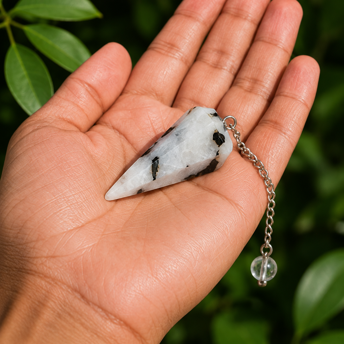 Rainbow Moonstone Pendulum (Growth and Inspiration ) DestGlow
