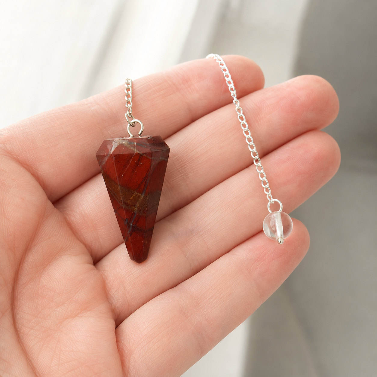 Red Jasper Pendulum (Generosity and Manifestation ) DestGlow