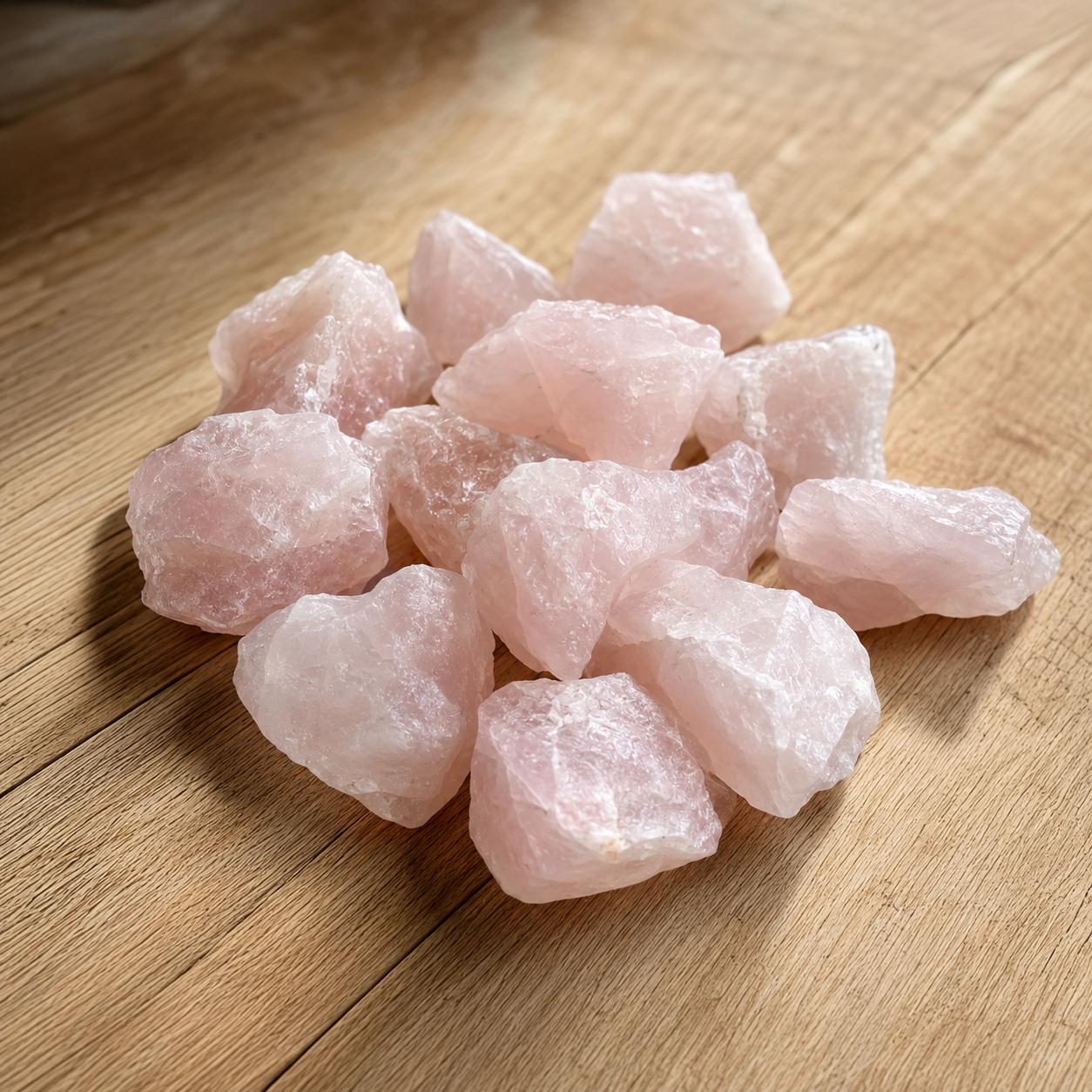 Rose Quartz Rough Rocks (Support Emotional and Boost Feelings Of Peace) DestGlow