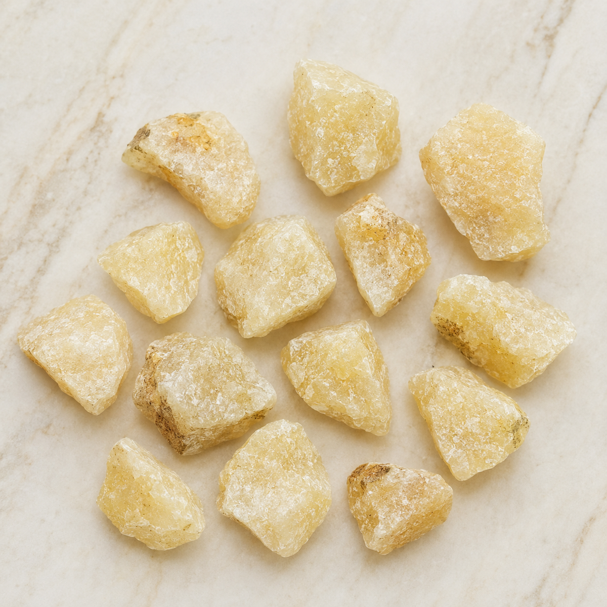 Yellow Aventurine Rough Rocks (Power and Weight Control) DestGlow