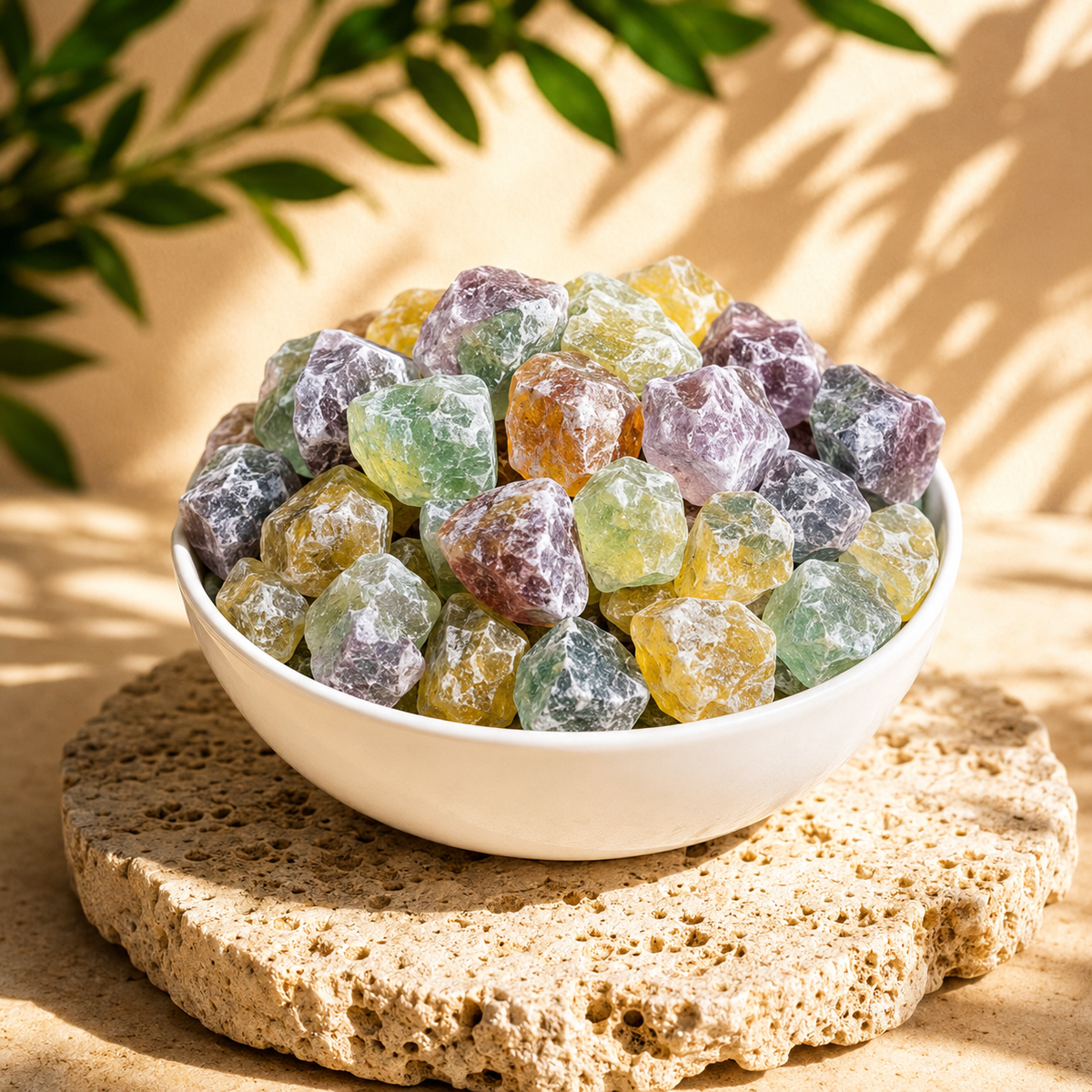 Multi Fluorite Rough Rocks (Grounding and Clarity) DestGlow