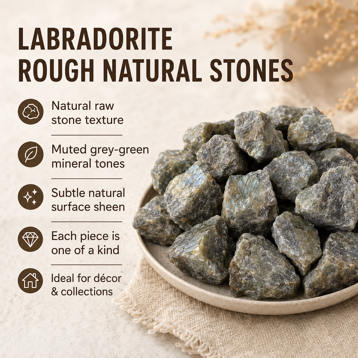 Labradorite Raw Stones (Meditate and Balance) DestGlow