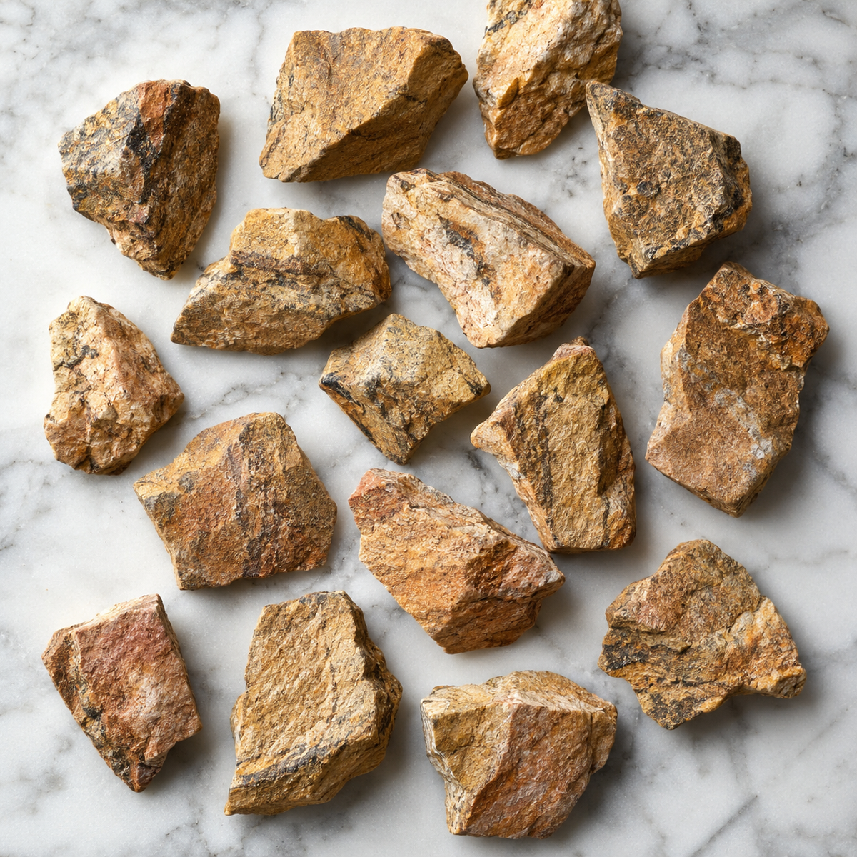 Picture Jasper Rough Stones, 1 inch Picture Jasper Raw Stone DestGlow