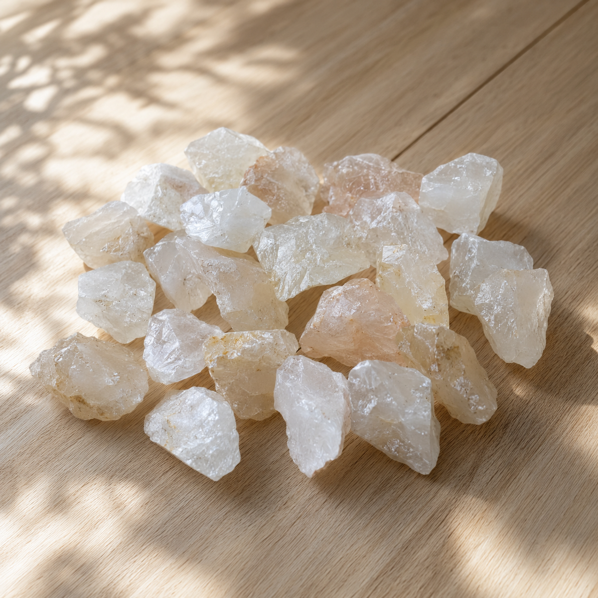 Crystal Quartz Rough Rocks (Balances Energy and Concentration) DestGlow