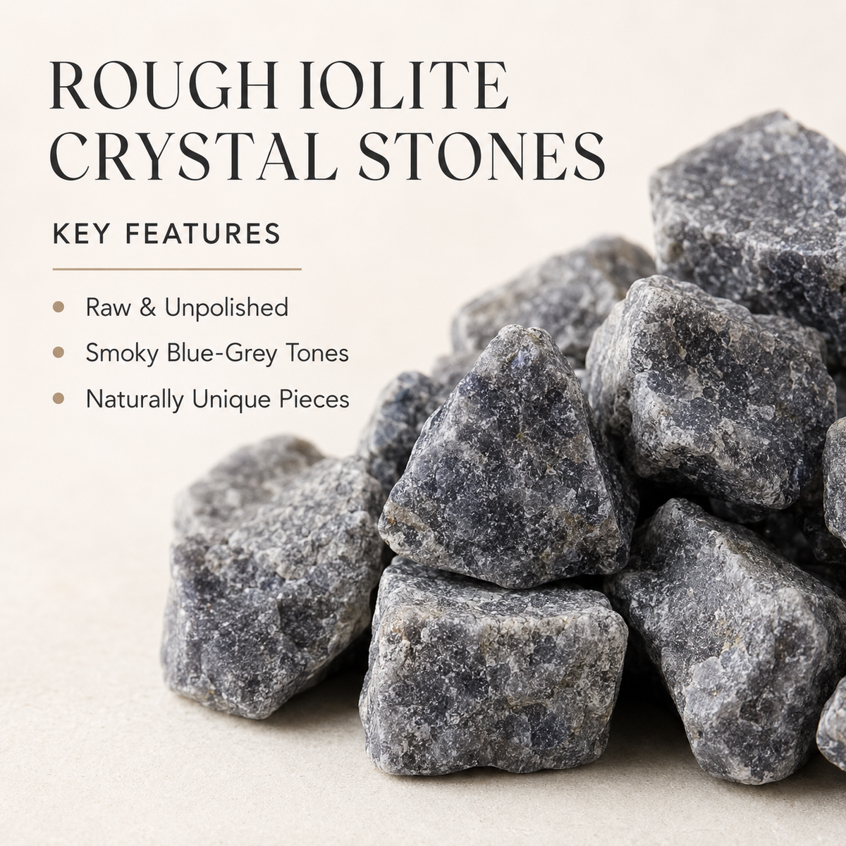 Iolite Rough Rocks(Cleansing and Communication With Higher Realms)