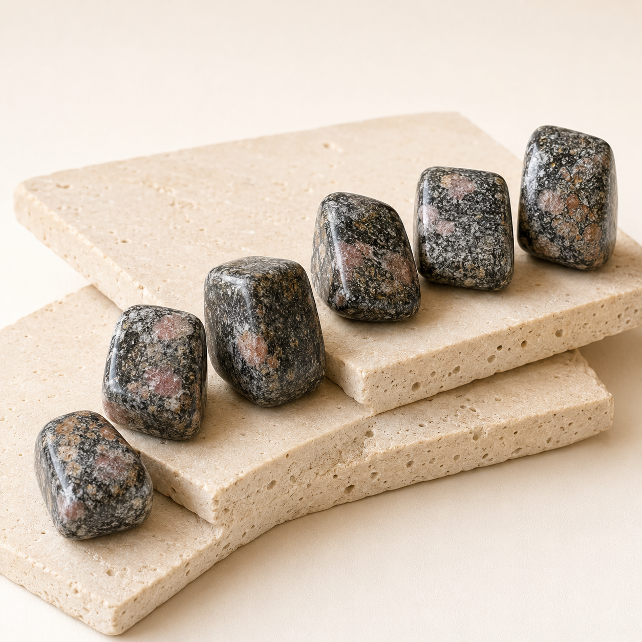 Spinelle Matrix Tumbled Crystals(Physical Strength and Promotes Longevity) DestGlow