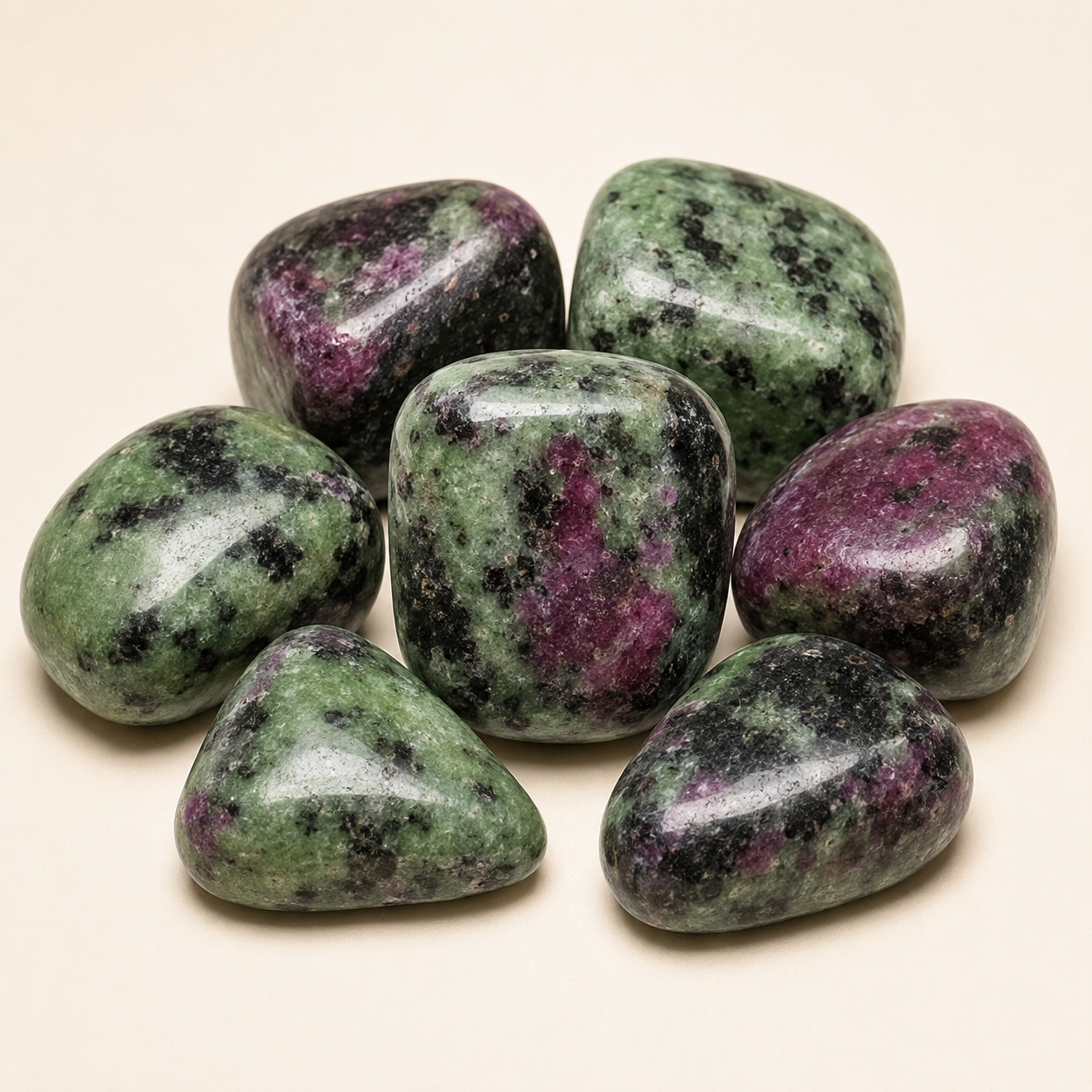 Ruby Zosite Tumbled Crystals(Confidence and Courage )