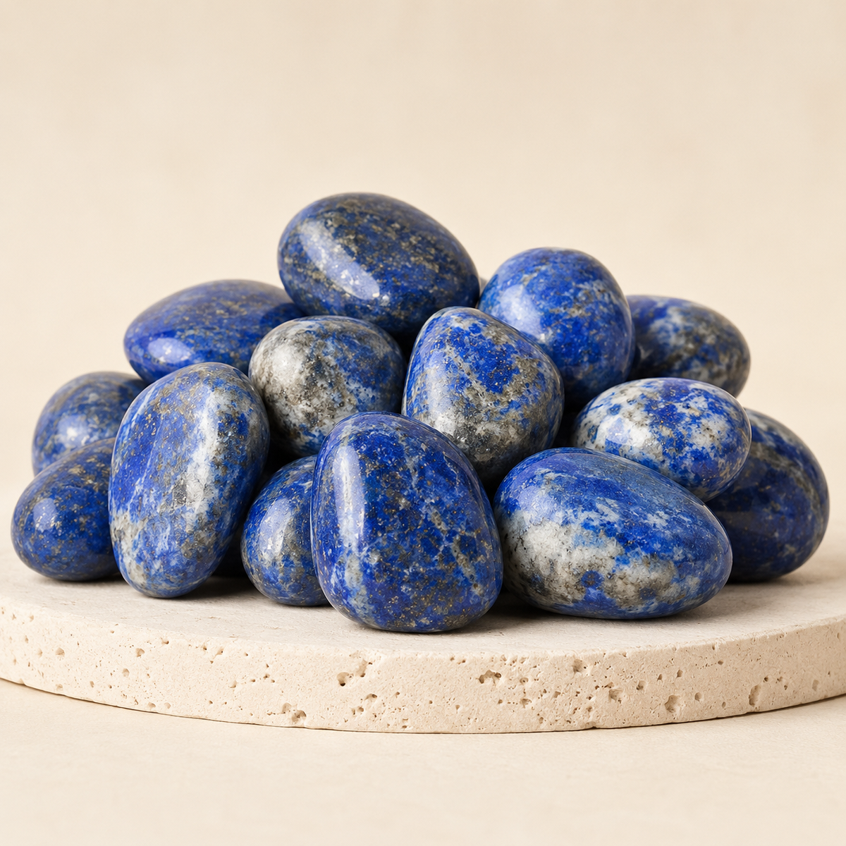Lapis Lazuli Tumbled Crystals (Expansion and Insight) DestGlow