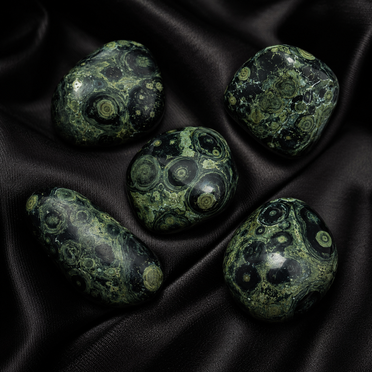 Kambaba Jasper Tumbled Crystals (Growth and Self Discovery)