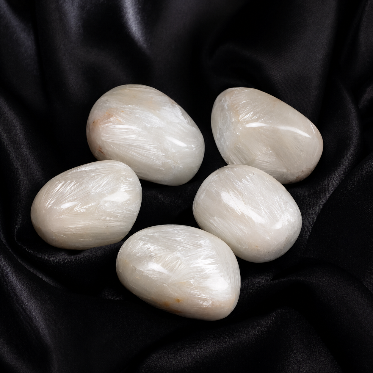 Scolecite Tumbled Crystals (Expanded Awareness and Intuition) DestGlow