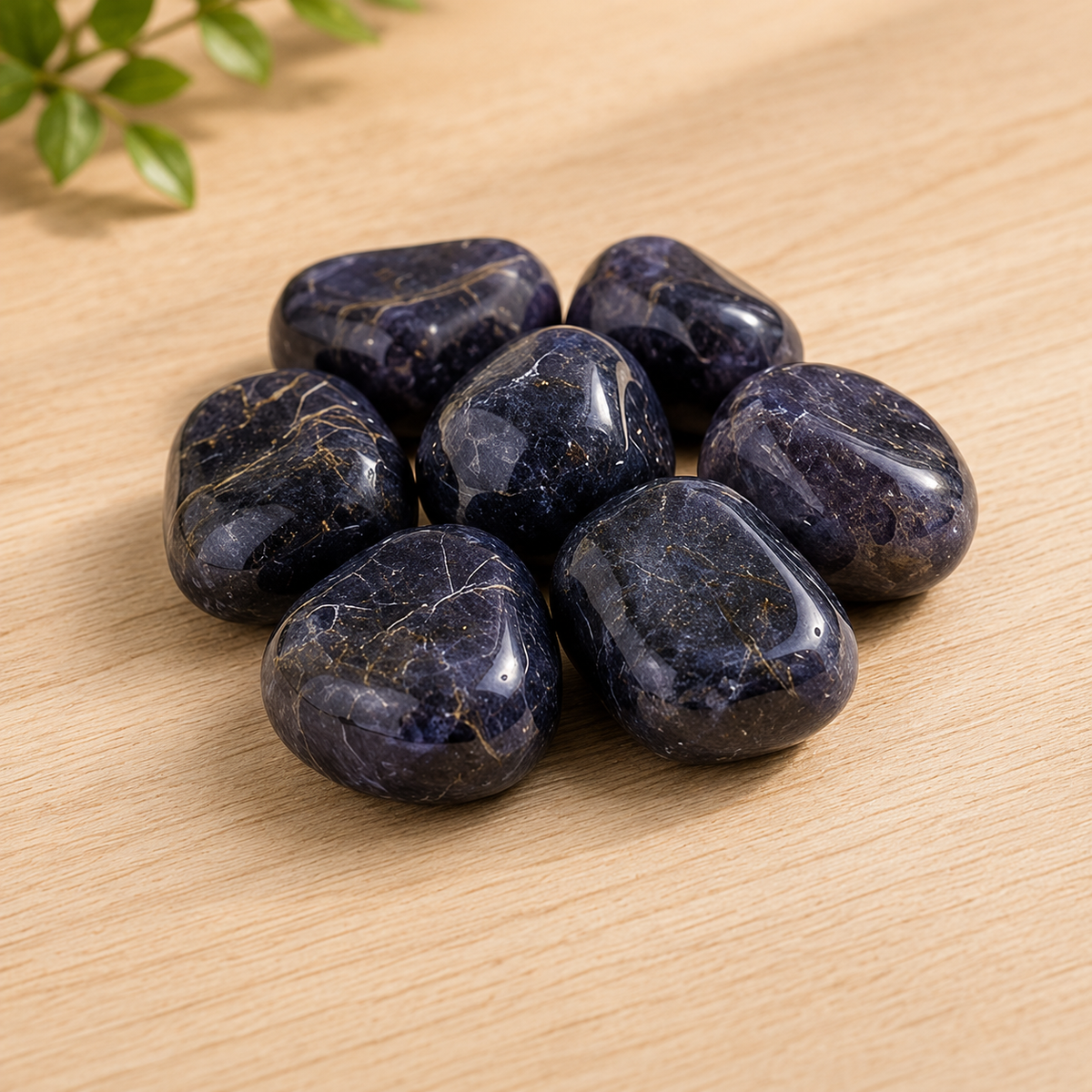 Iolite Tumbled Crystals(Meditation and Communication With Higher Realms) DestGlow