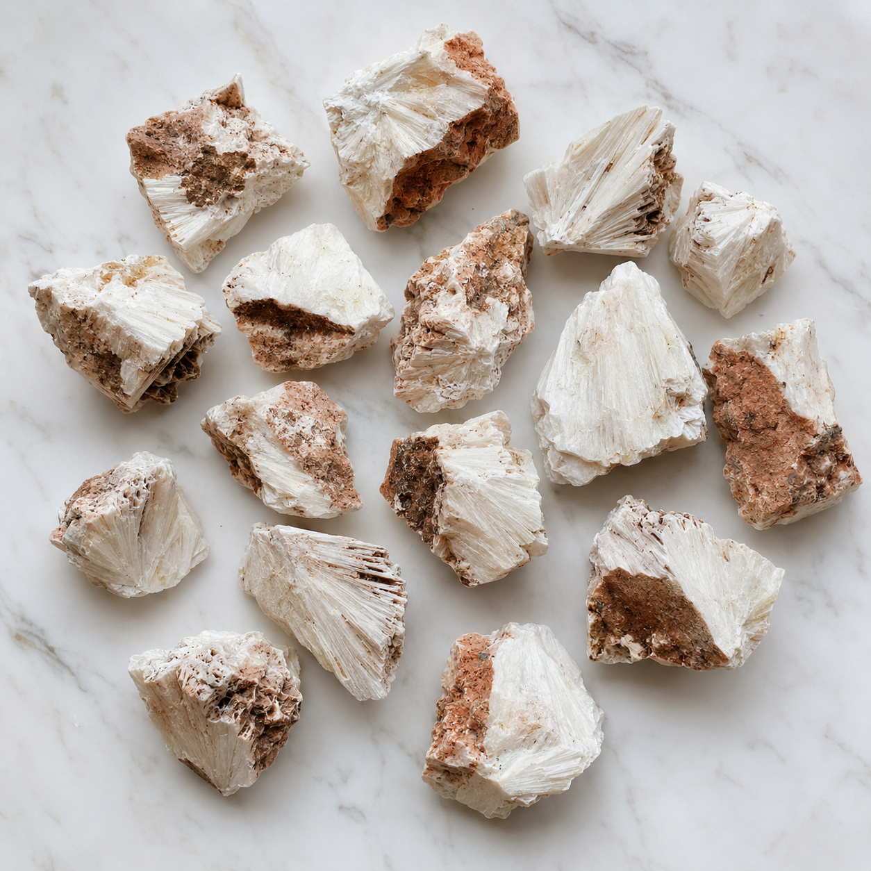 Scolecite Rough Rocks(Purification and Joy) DestGlow