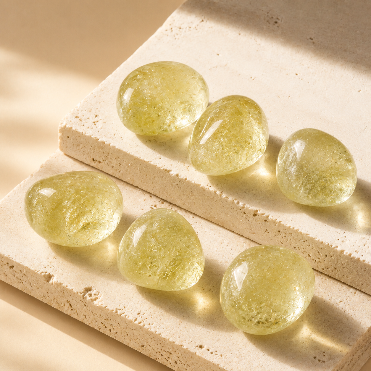 Lemon Quartz Tumbled Crystals (Breaking Addictions and Manifestation) DestGlow