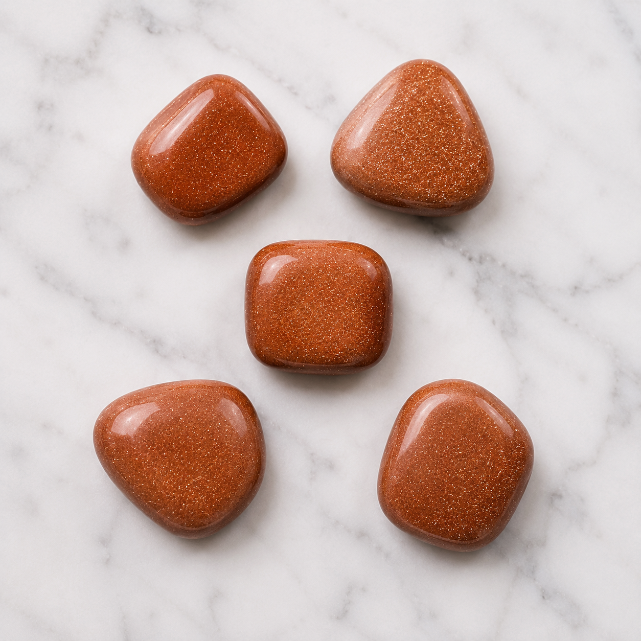 Red Sandstone Tumbled Crystals (truth and clarity) DestGlow