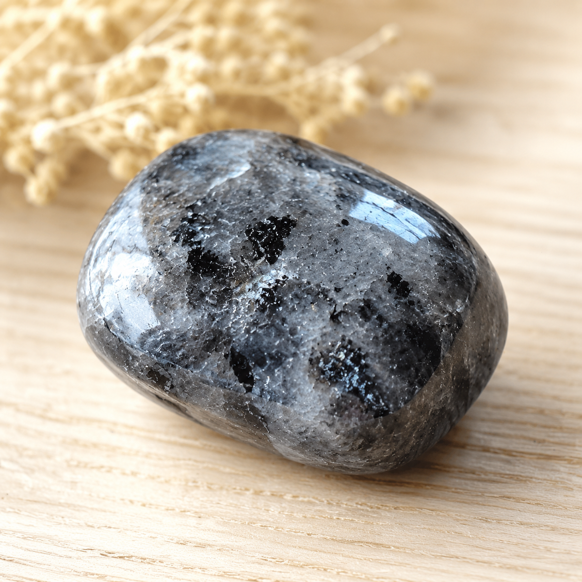 Larvikite Tumbled Crystals (Manifestation and Knowledge) DestGlow