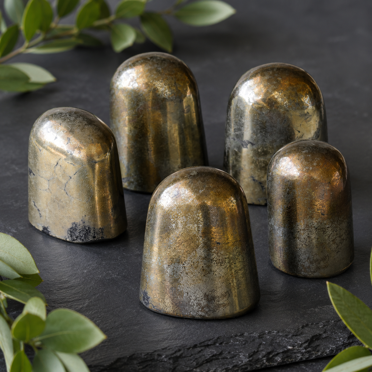 Polished Pyrite Freeform Crystal DestGlow