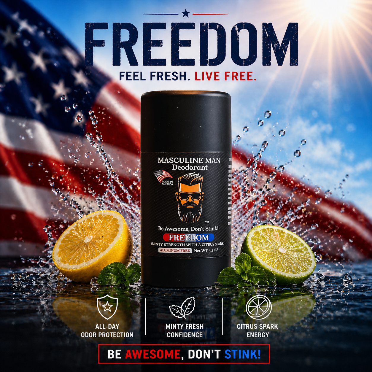 FREEDOM (2 Pack) by Masculine Man