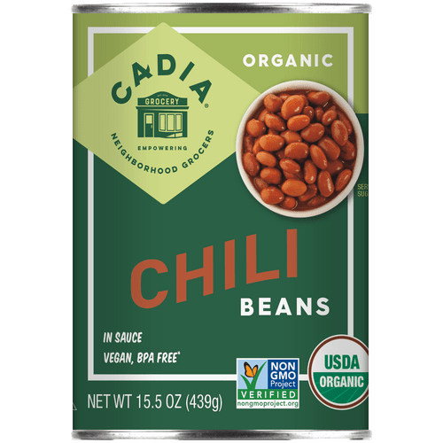 Chili Beans, Organic, Cadia by Country Life Natural Foods