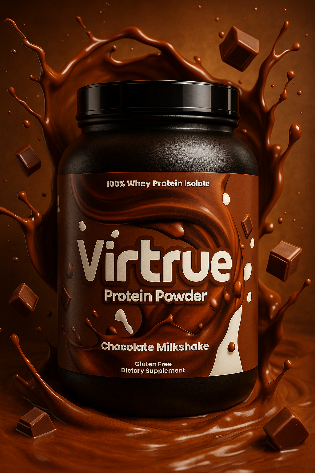 Chocolate Milkshake Protein Powder | 100% Whey Isolate, Gluten-Free, Made in USA