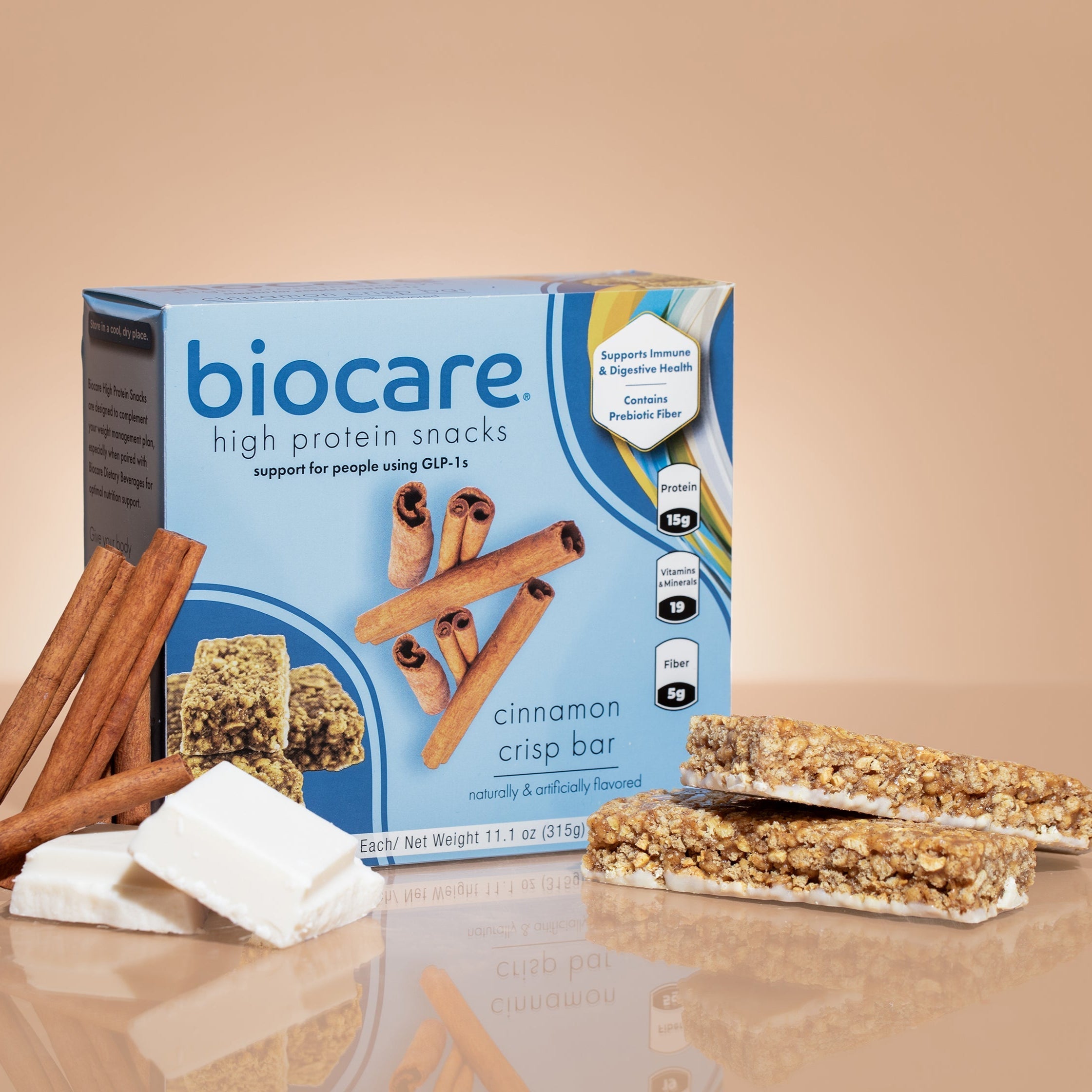 High Protein Cinnamon Crisp Bar DestGlow