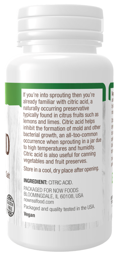 Citric Acid Non-GMO by Country Life Natural Foods