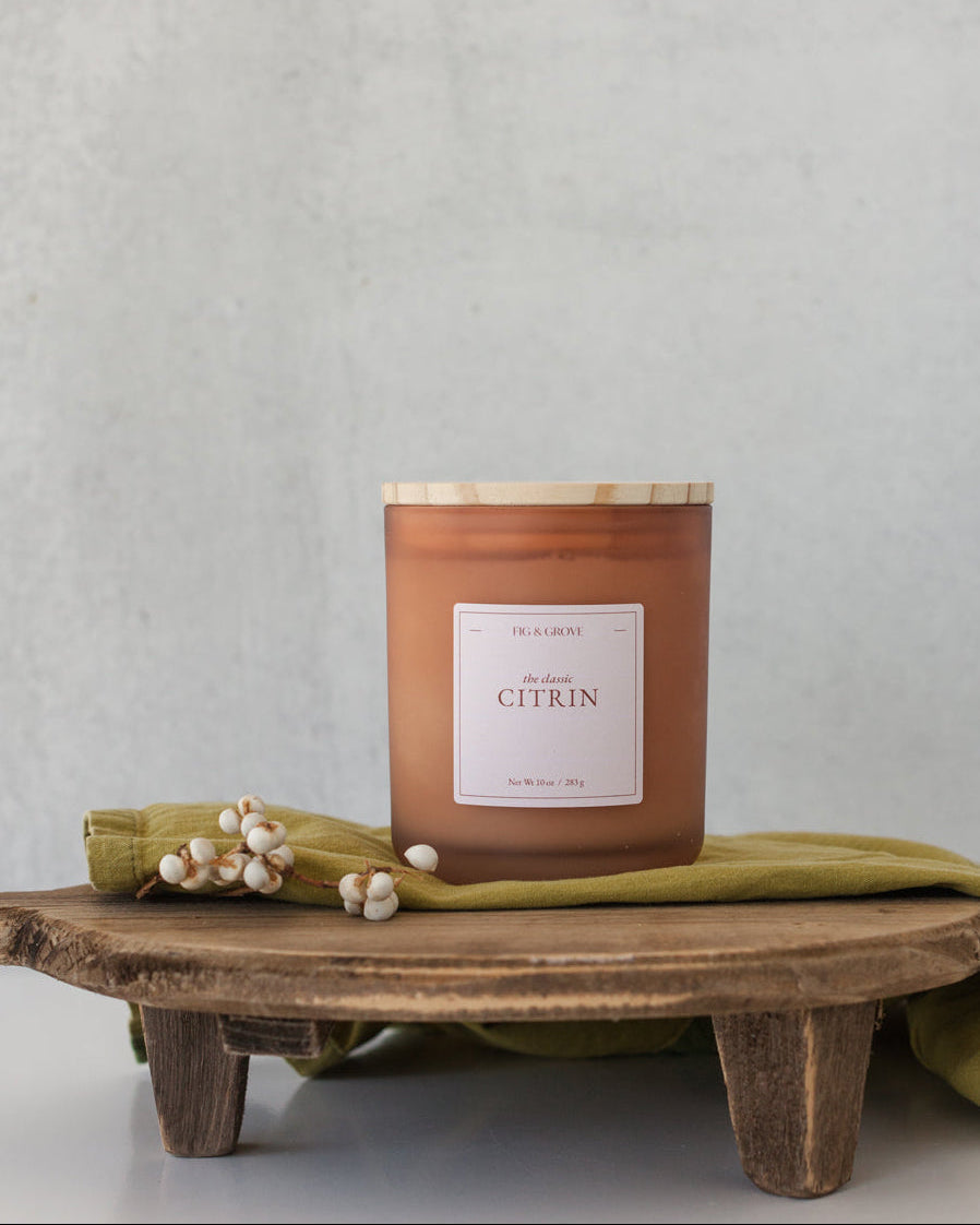 Citrin - The Classic Soy Wax Candle by Fig & Grove