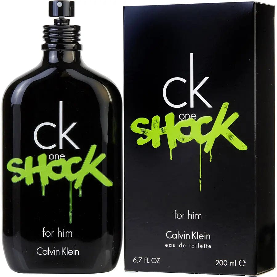 Ck One Shock 6.7 oz M Eau De Toilette Spray by perfumesandrea