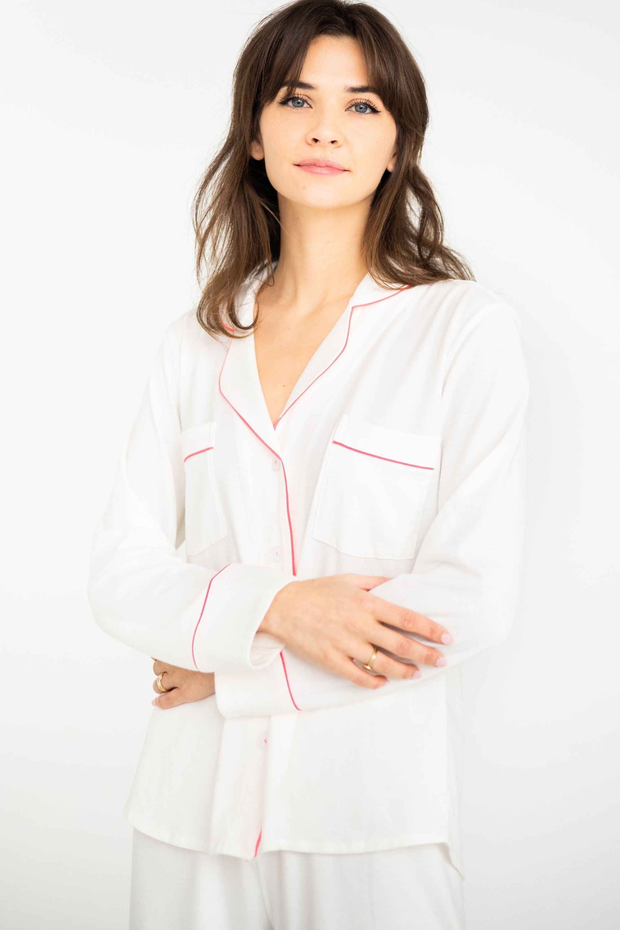 Classic Luxury Pajamas in Brushed Pima Cotton