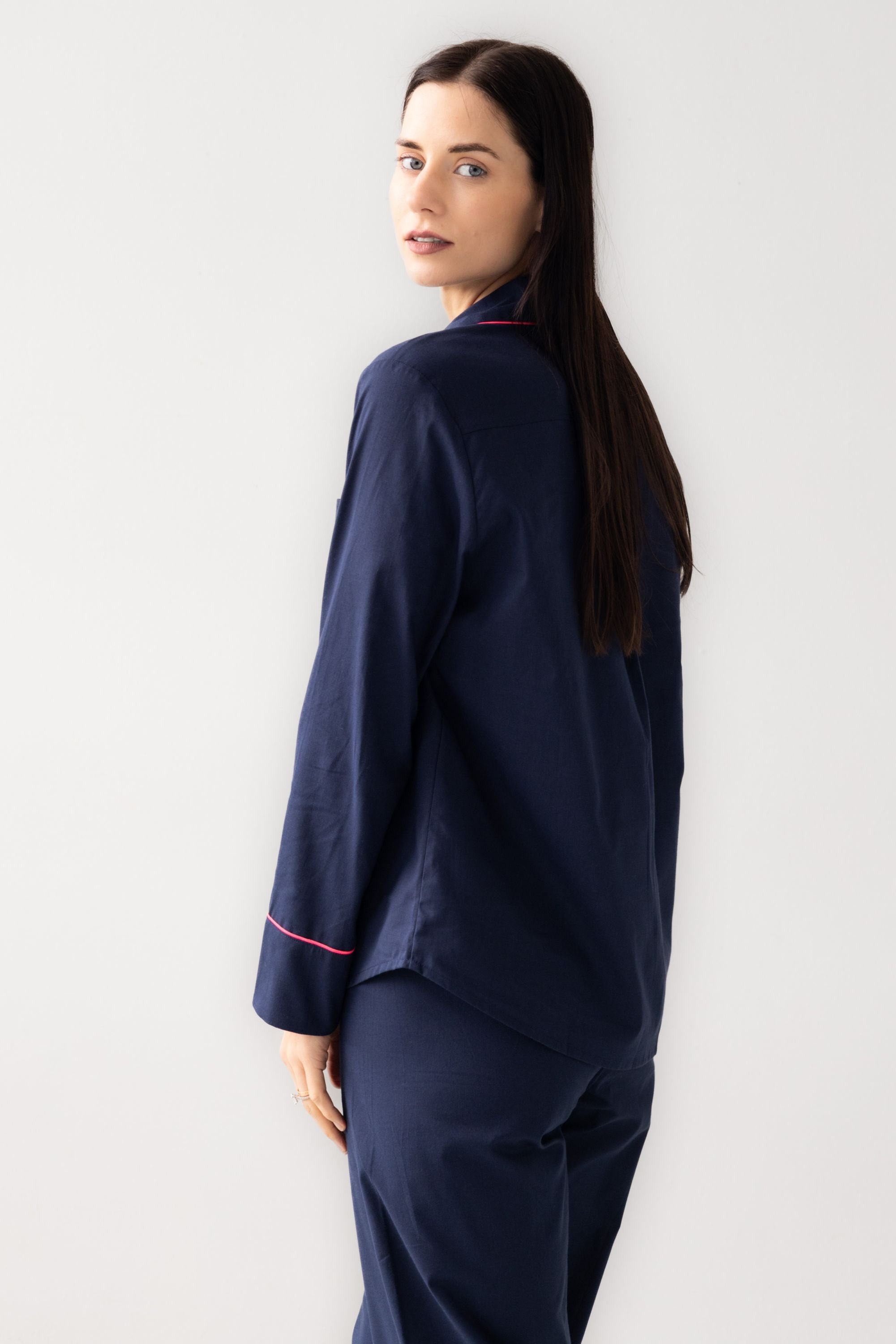 Classic Woven Cotton Pajama Set - DestGlow
