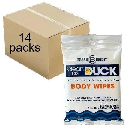 Clean As Duck Body Wipes 12ct by Fresh Body FB®