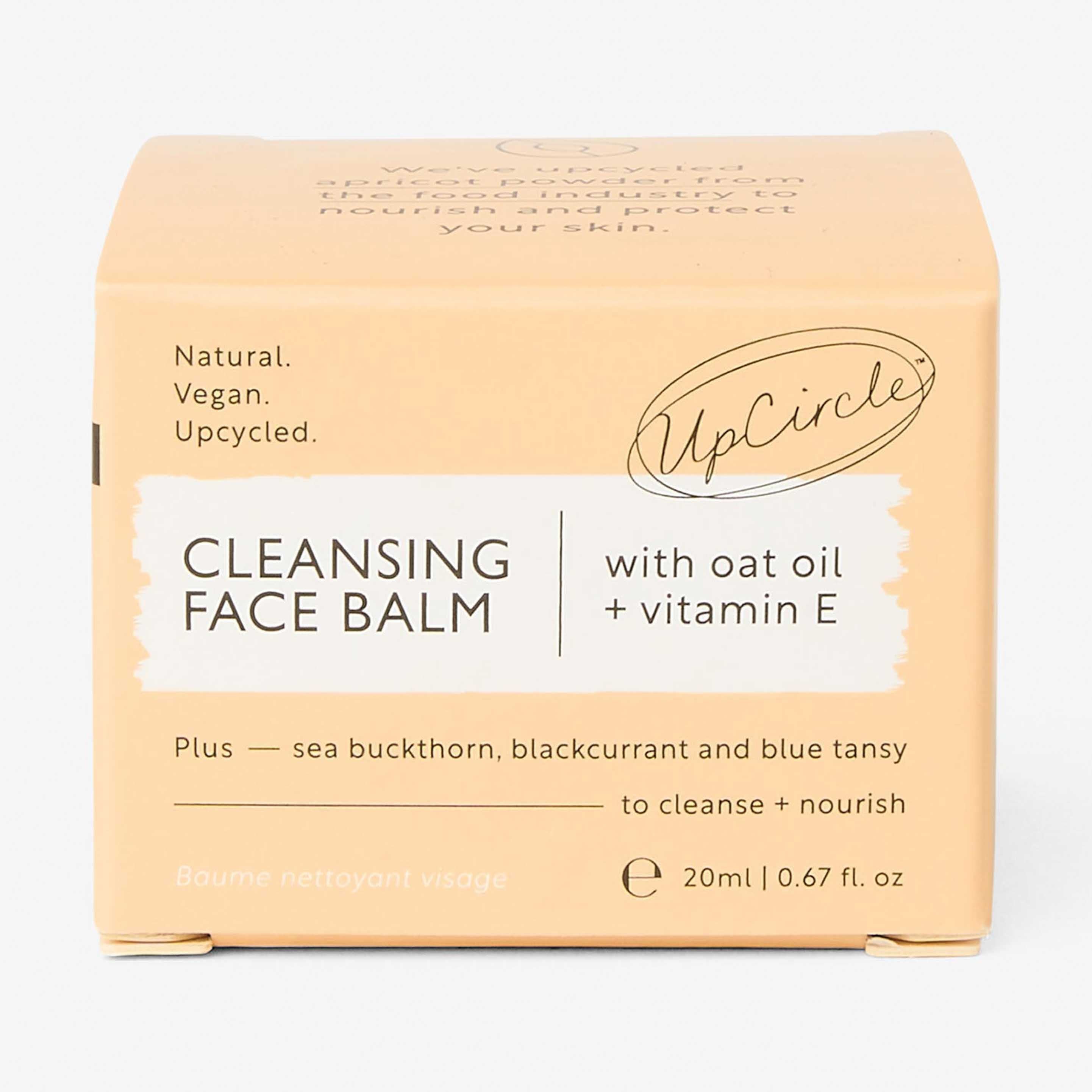 Cleansing Face Balm with Oat Oil + Vitamin E - Travel Size by UpCircle