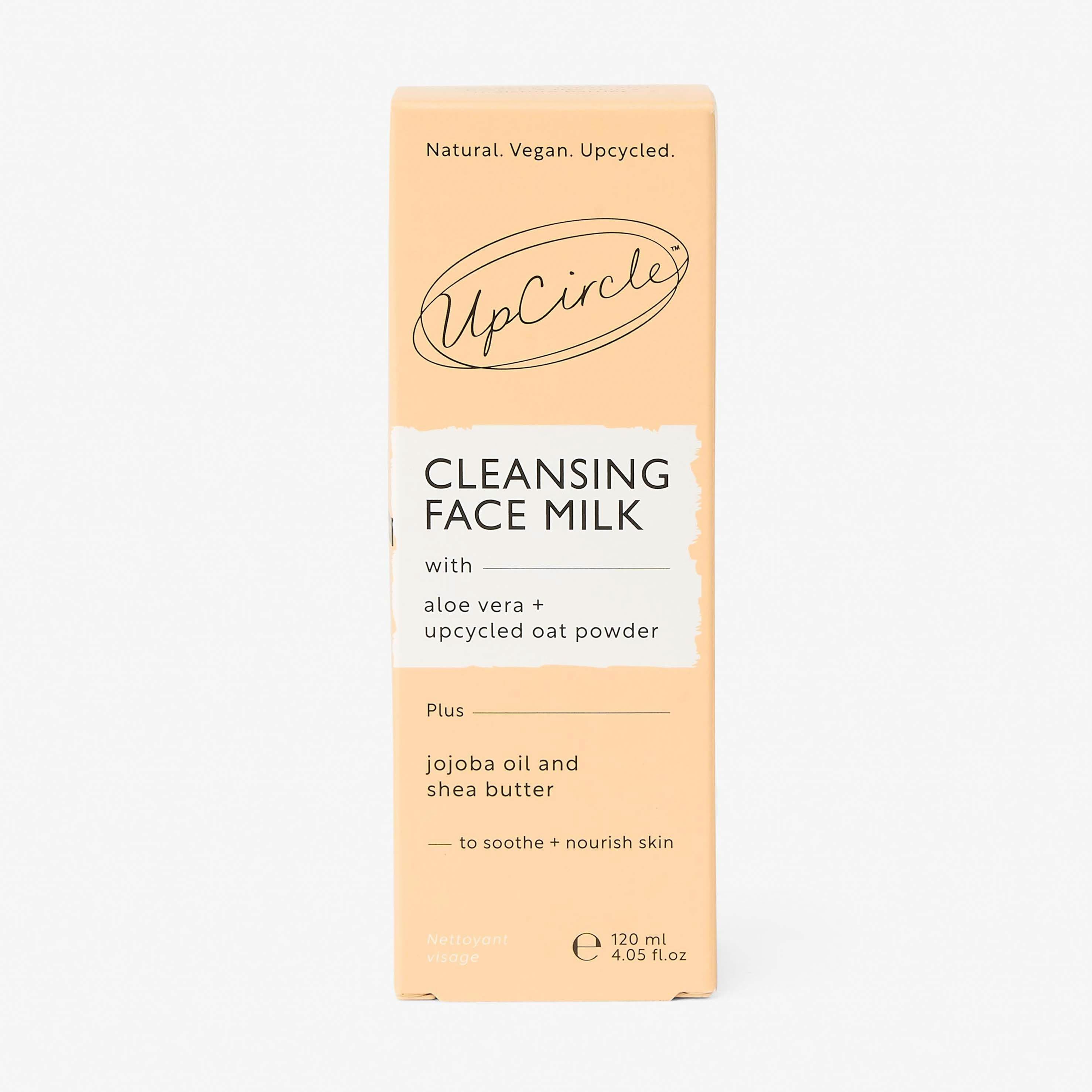Cleansing Face Milk with Oat Powder + Aloe Vera by UpCircle