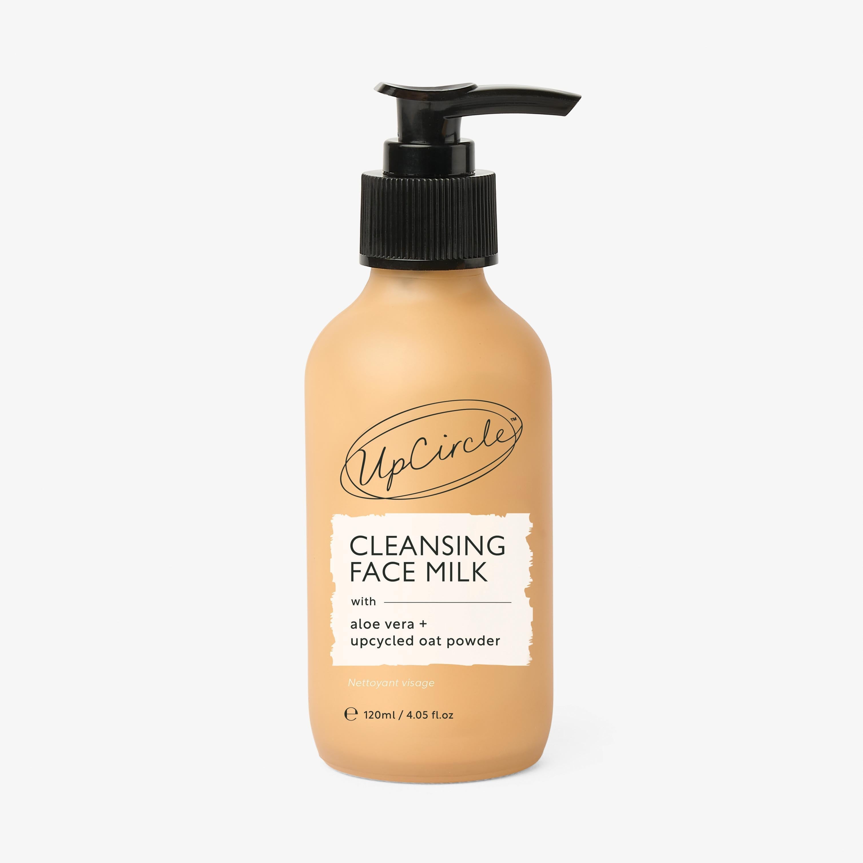 Cleansing Face Milk with Oat Powder + Aloe Vera by UpCircle