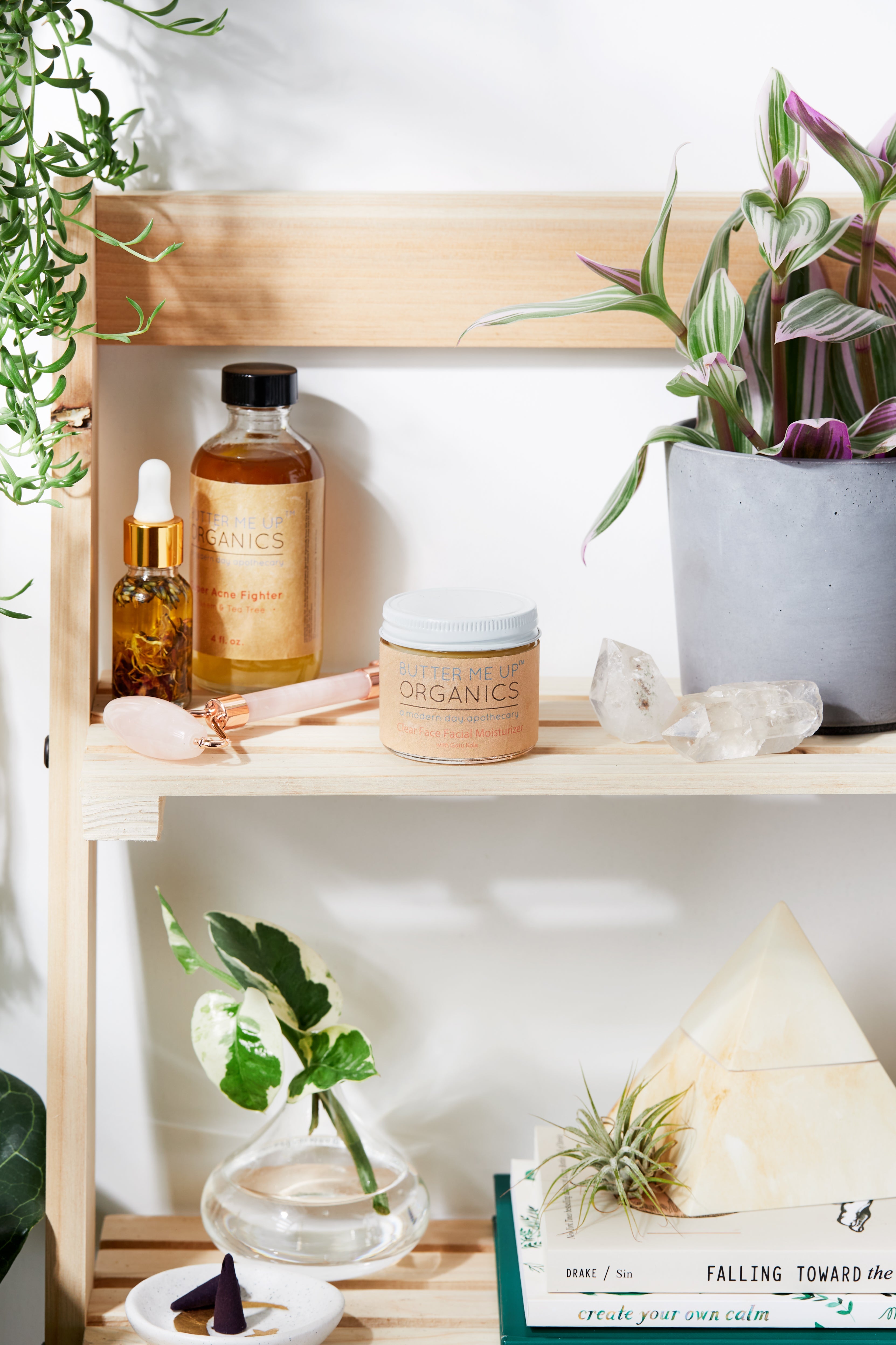 Clear Face Moisturizer / Face Cream Facial Moisturizer Organic by Butter Me Up Organics