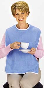 3-Pack 100% Cotton Terry Adult Bib by Wearever Incontinence