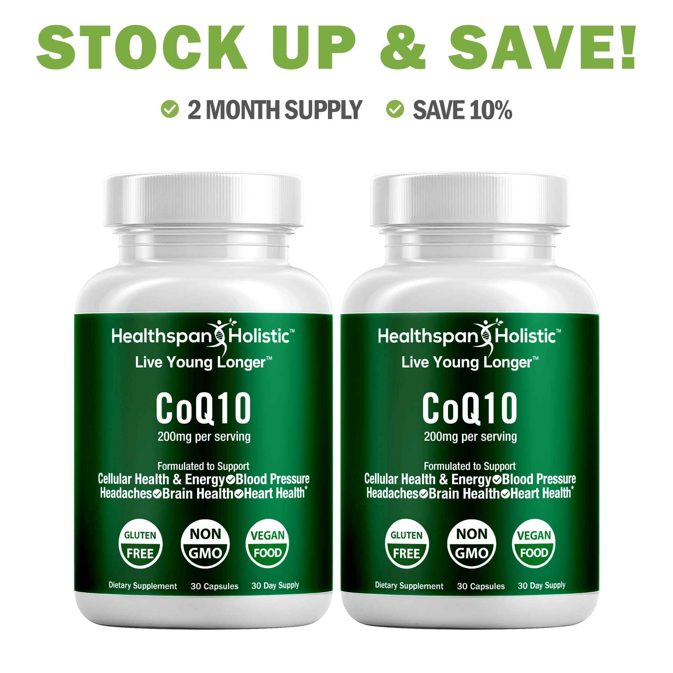 CoQ10 Supplement 30 Capsules
