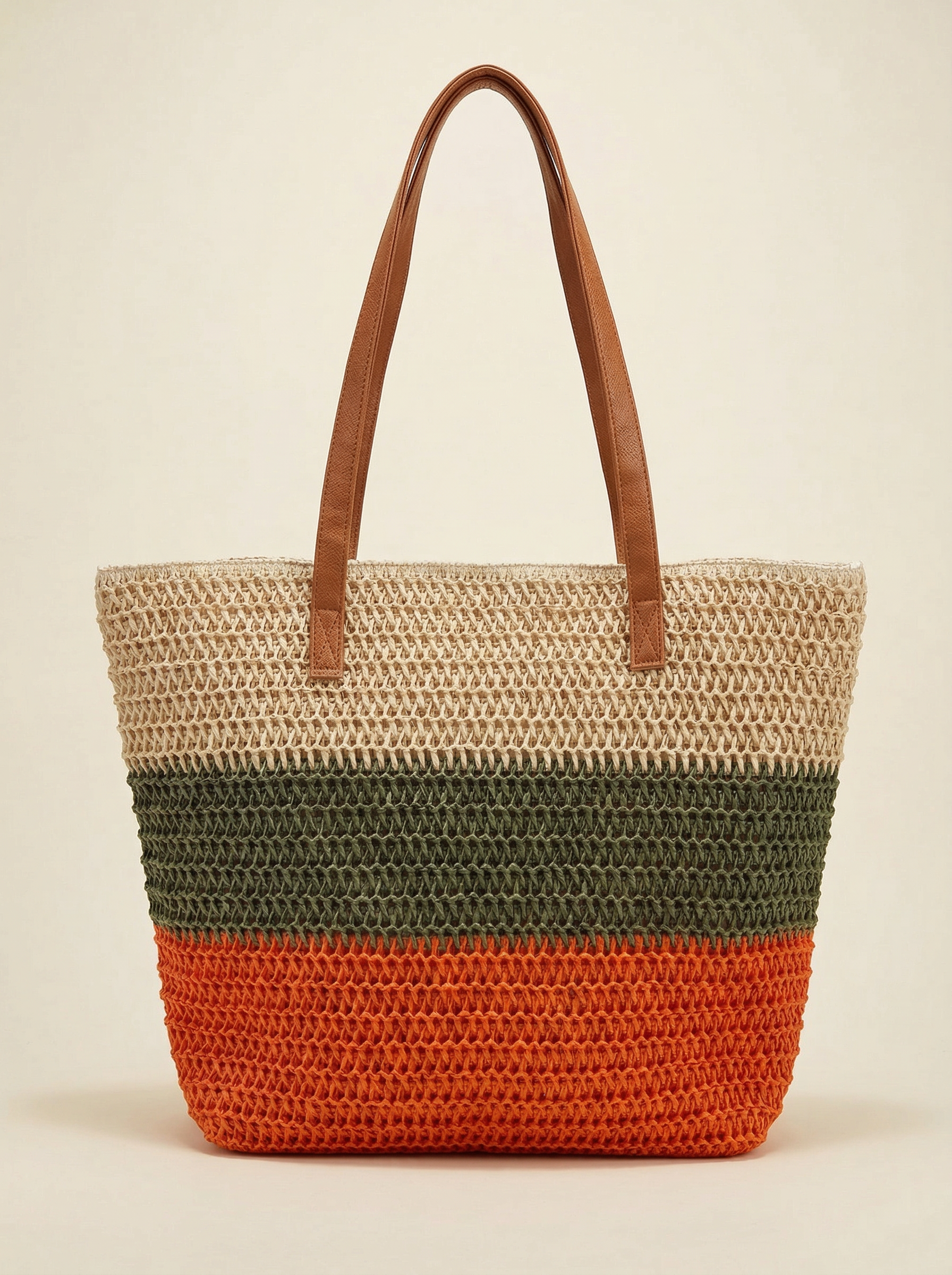 Artisanal Handwoven Large Tote for Summer Vacation DestGlow