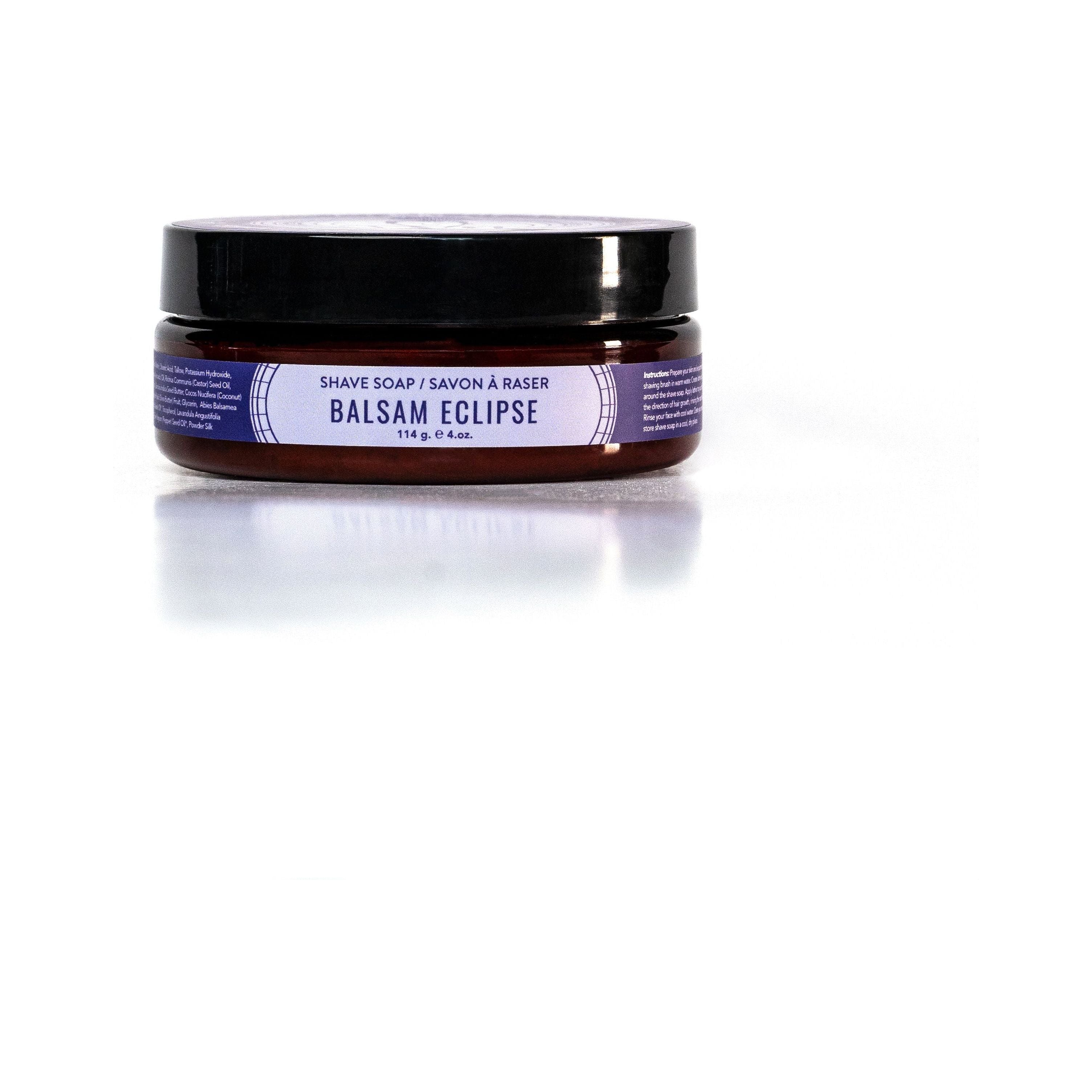 Educated Beards Balsam Eclipse Shave Soap 4 oz by Pasteur Pharmacy
