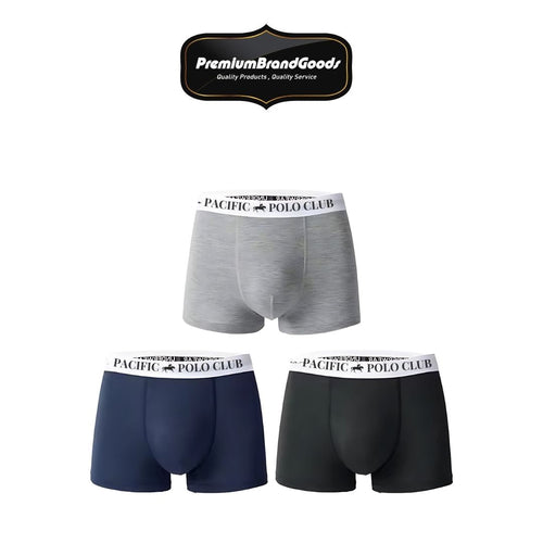 Men's PBG Pacific Polo Cotton Boxer Briefs - 3 Pack Multi Color