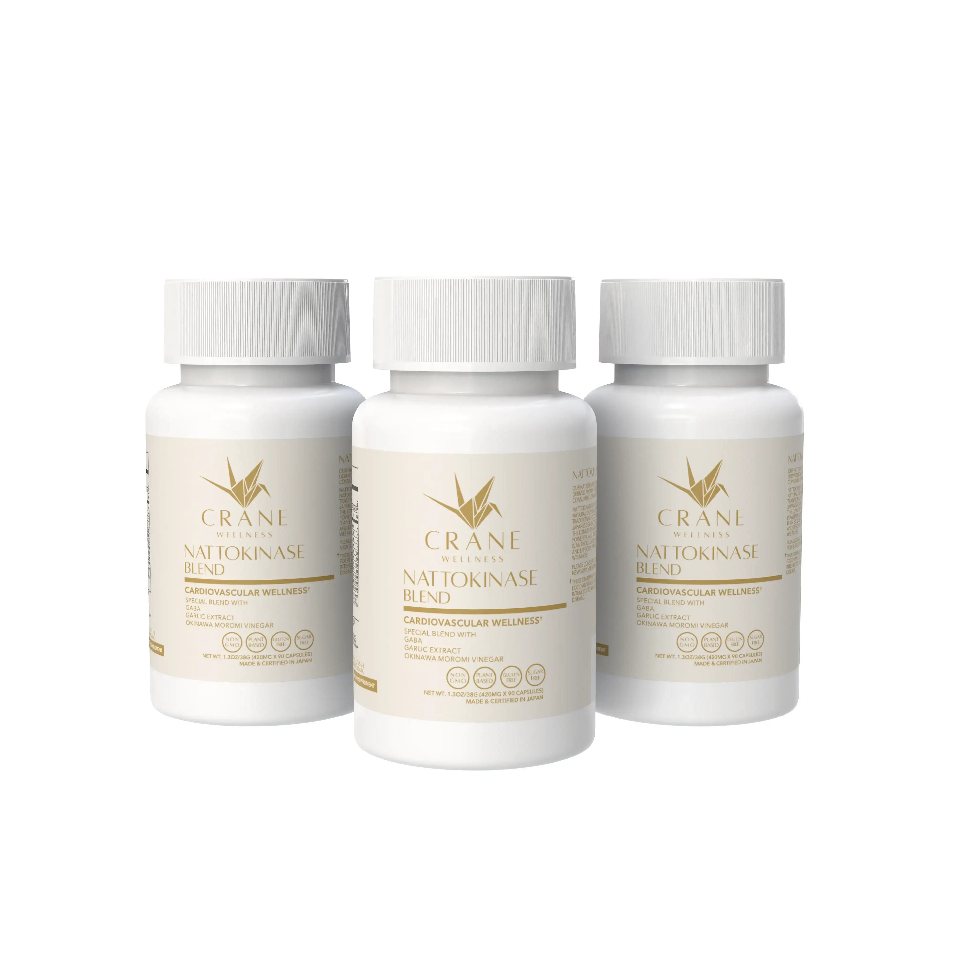 Nattokinase Blend 6,000 FU Cardiovascular Support Capsules DestGlow
