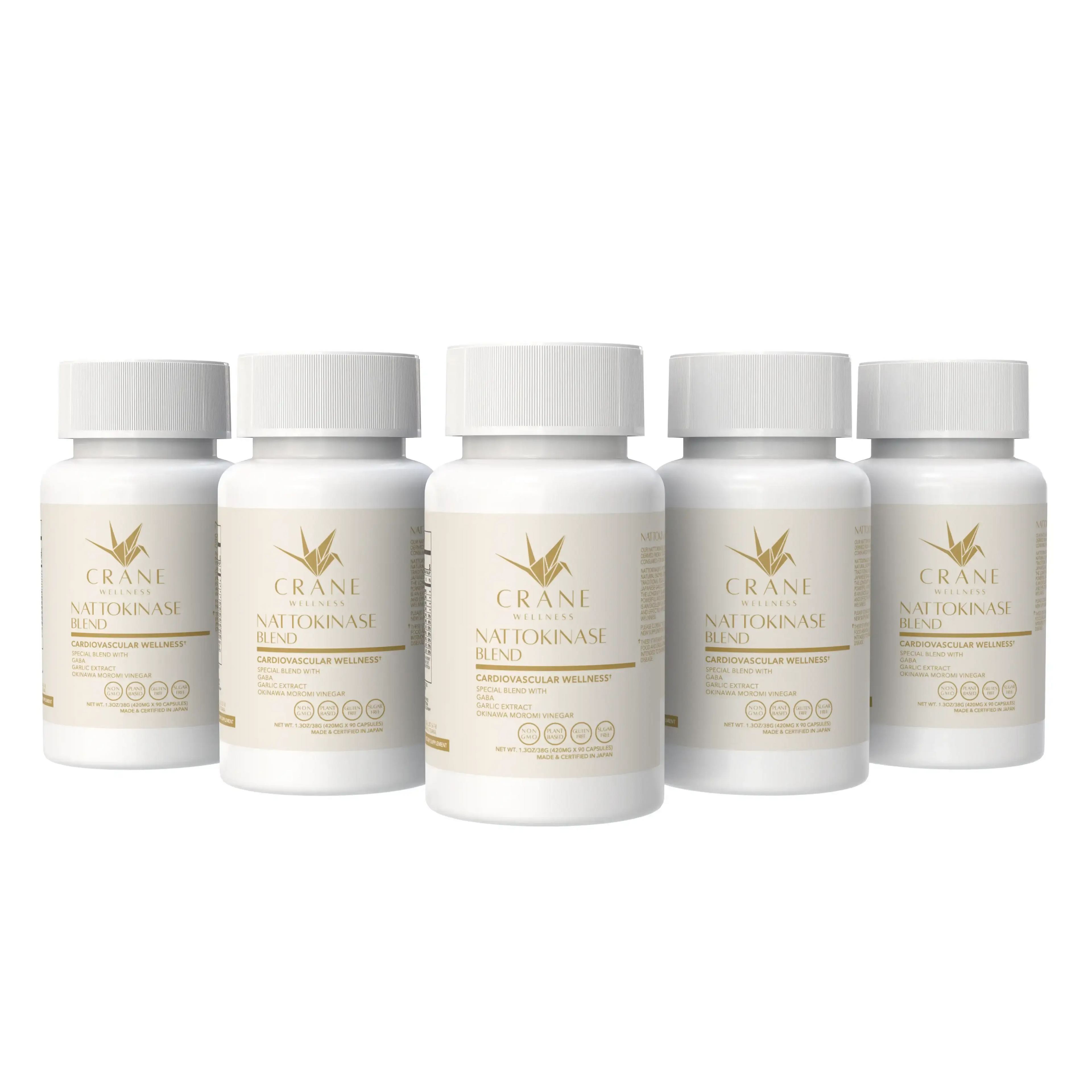 Nattokinase Blend 6,000 FU Cardiovascular Support Capsules DestGlow
