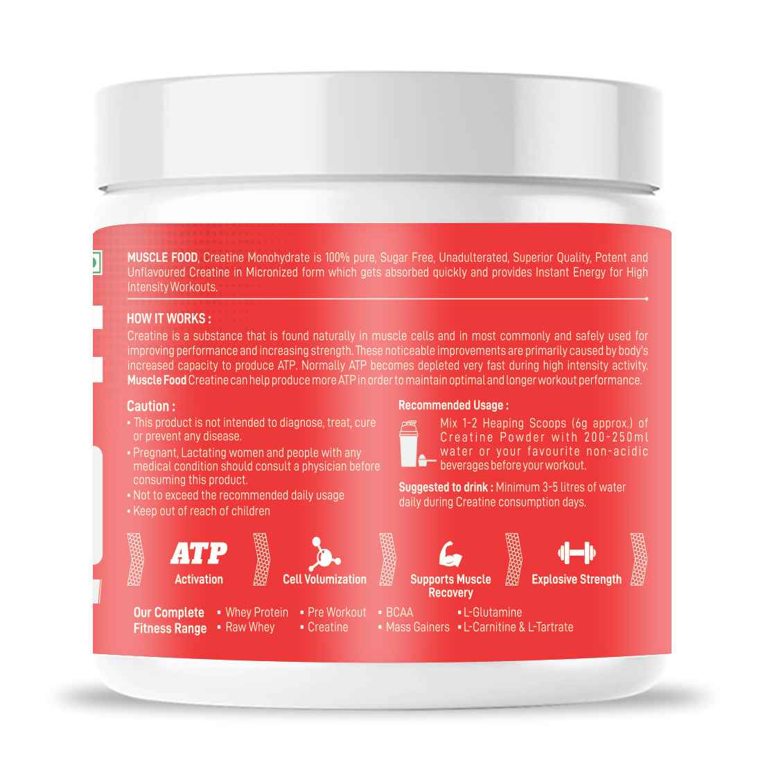 Dr Morpen Creatine Monohydrate Powder