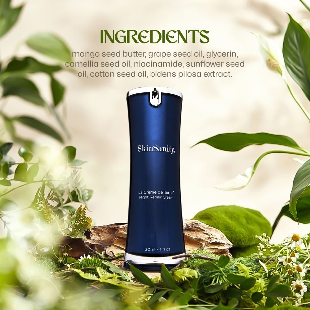 SkinSanity® Le Creme de Terre Night Cream 1 fl oz by Best Clean Beauty