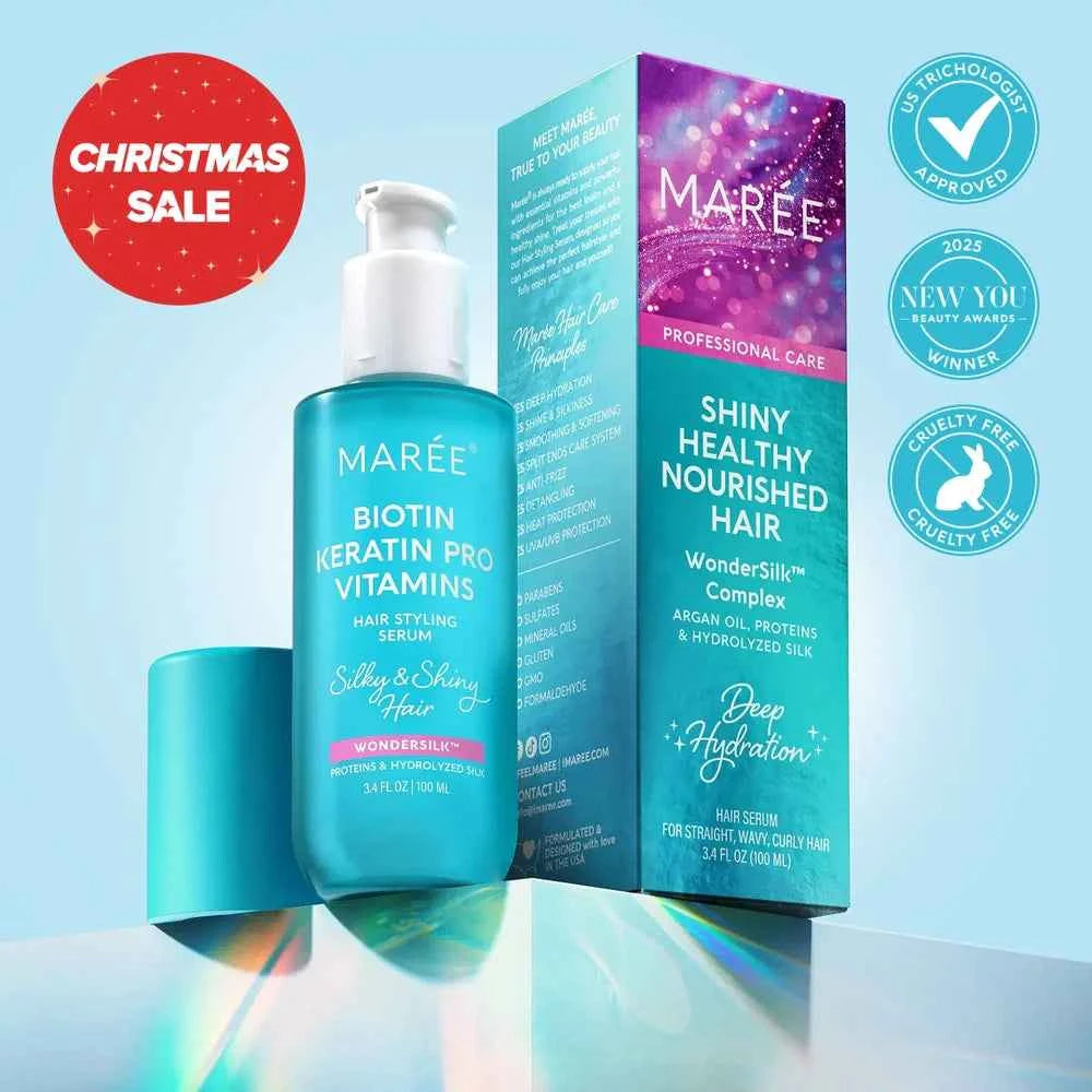 Keratin Oil Serum for Dry & Damaged Hair